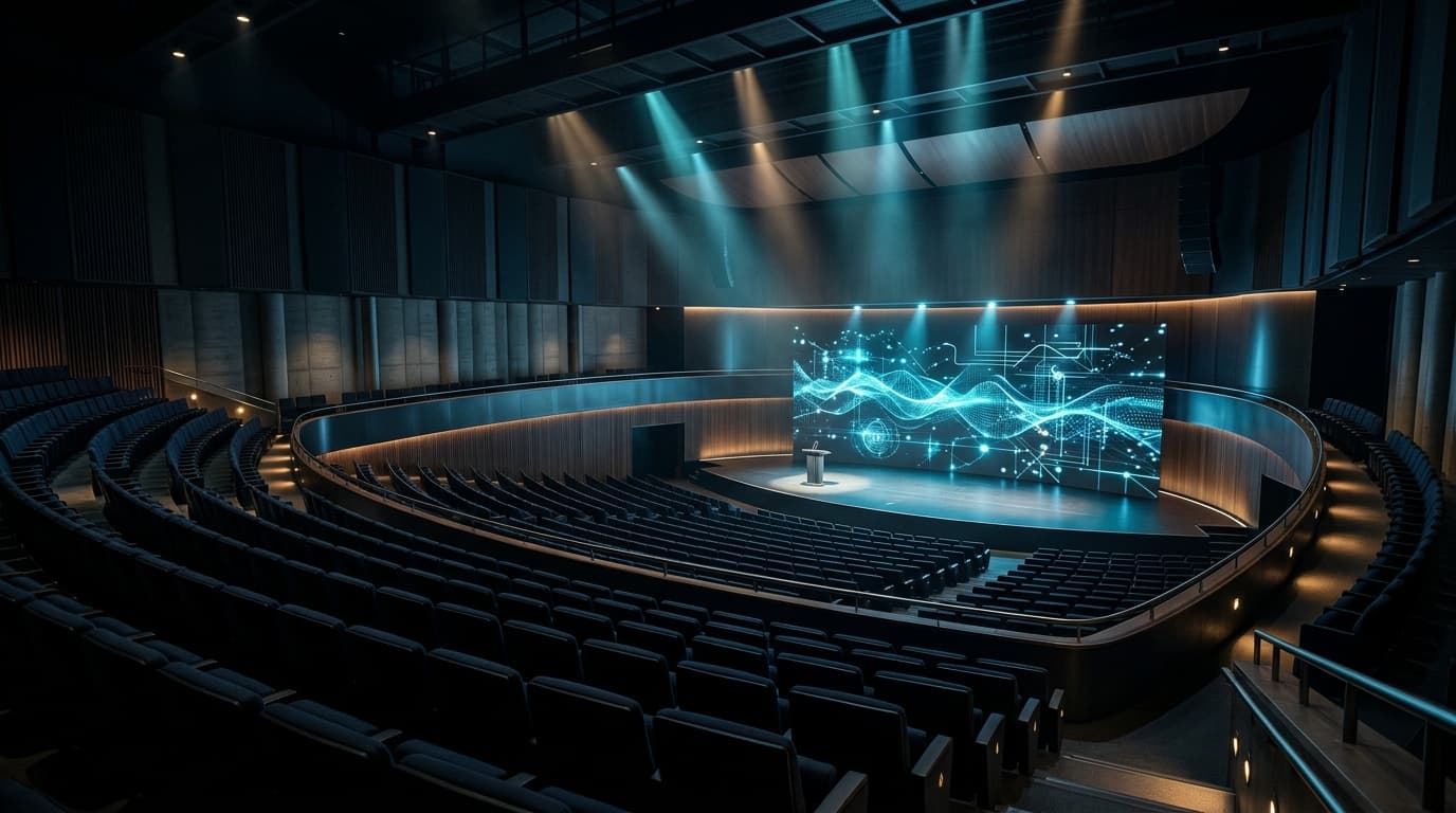 IEEE Conference auditorium and technical proceedings stage